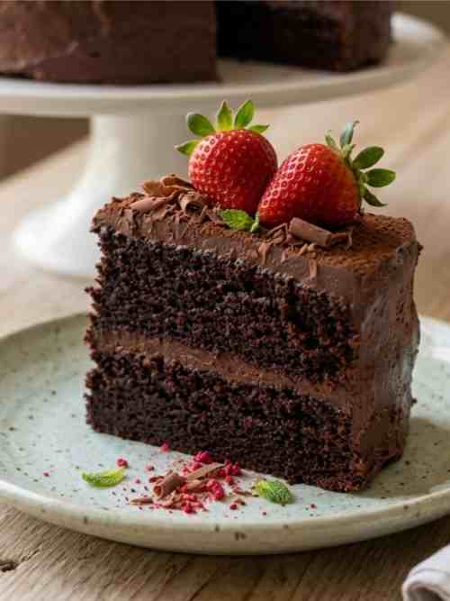 Homemade Chocolate Cake Recipe (One Bowl, No Mixer)