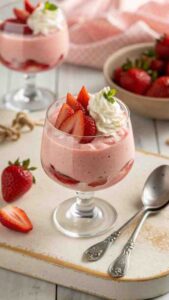 Easy Strawberry Mousse Recipe – Light, Fluffy, and No-Bake Dessert Perfect for Summer