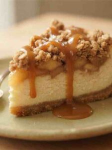 Apple Crumble Cheesecake Recipe: The Best Fall Dessert with a Buttery Crumble Topping