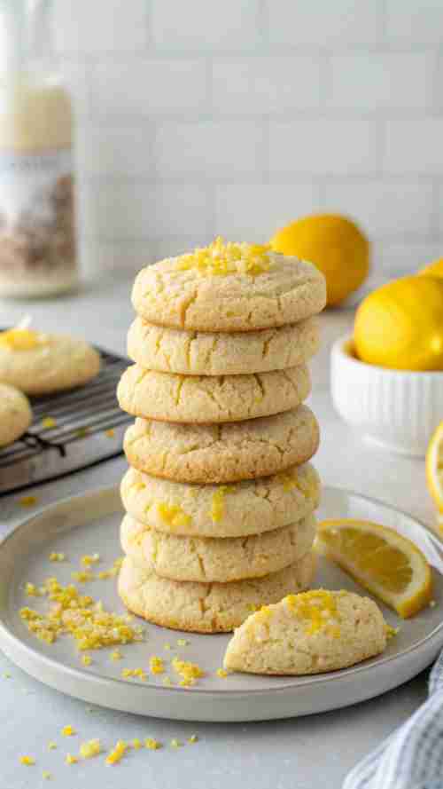 Soft & Chewy Lemon Sugar Cookies – The Best Lemon Dessert Recipe!