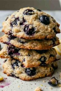 Soft Lemon Blueberry Cookies Recipe – Easy Chewy Citrus Berry Cookies with Fresh Lemon Flavor