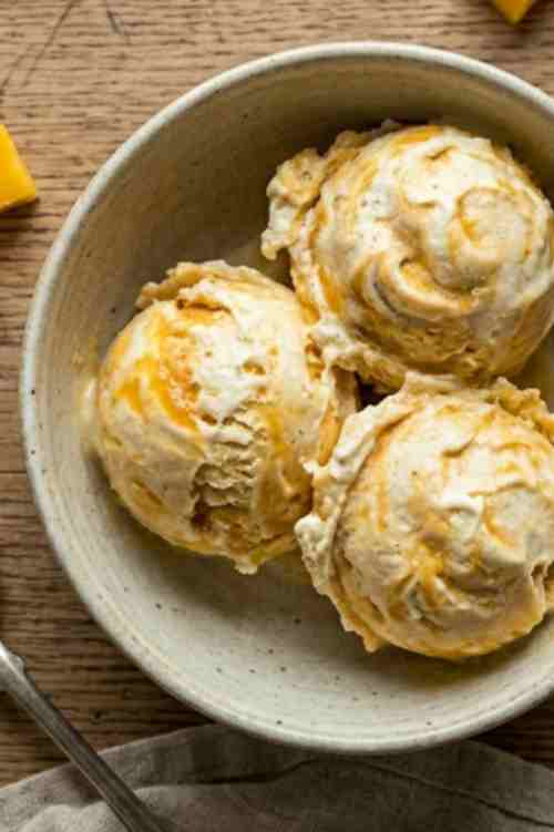 Creamy Mango Curd Ice Cream Recipe – Easy Homemade Mango Ice Cream