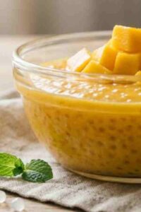 Creamy Mango Sago Recipe – Easy Mango Dessert with Tapioca Pearls