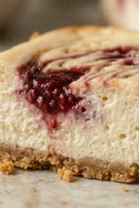 Easy Raspberry Cheesecake Bars Recipe – Creamy Baked Dessert Bars with Raspberry Swirl