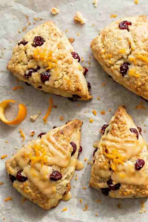 Easy Cranberry Orange Scones Recipe – Soft, Buttery Bakery Style Scones