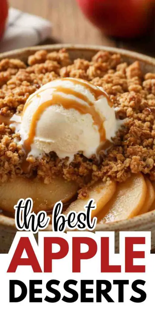 apple desserts-apple crisp