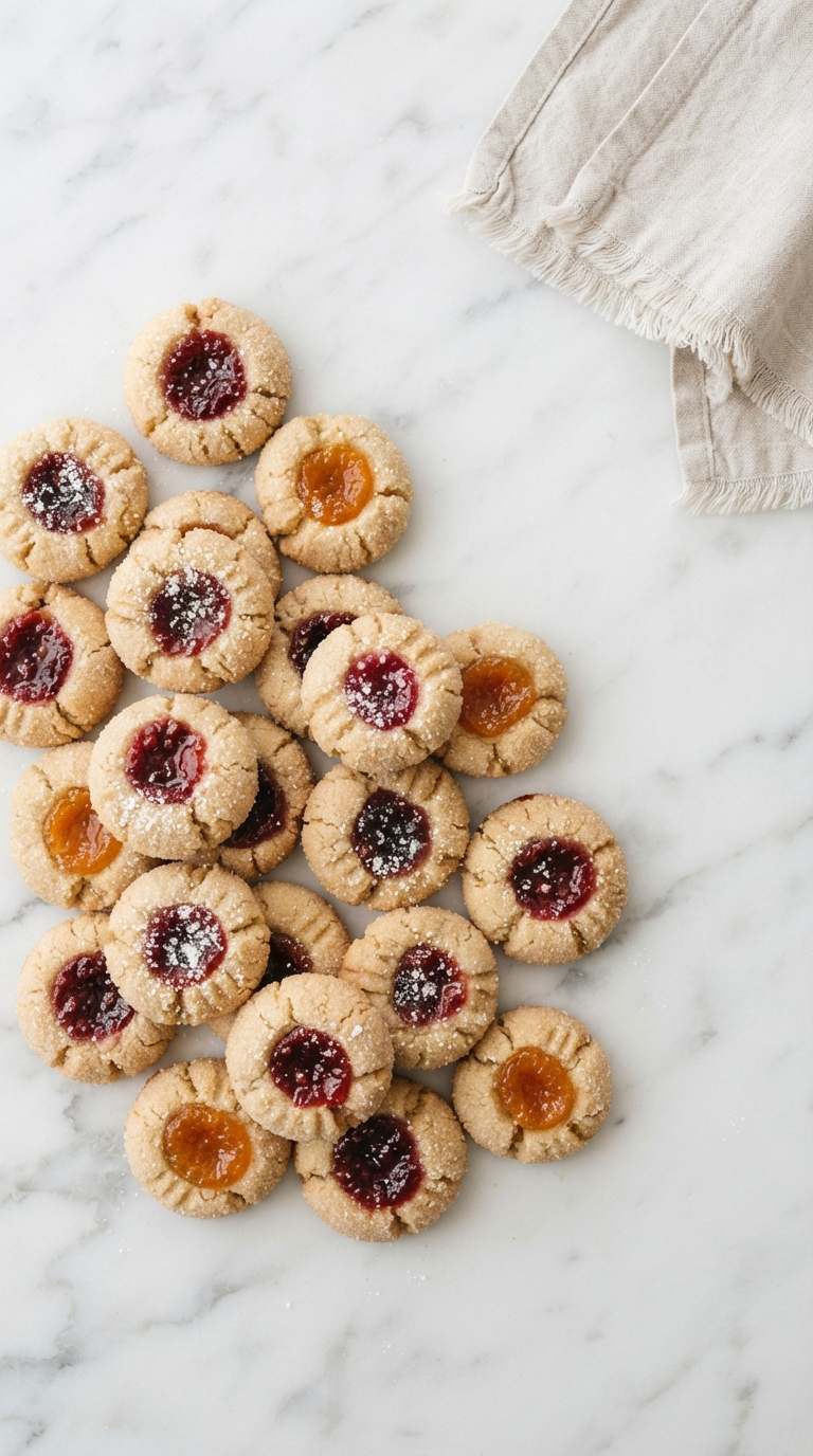 almond-thumbprint-cookies-overhead-shot-1