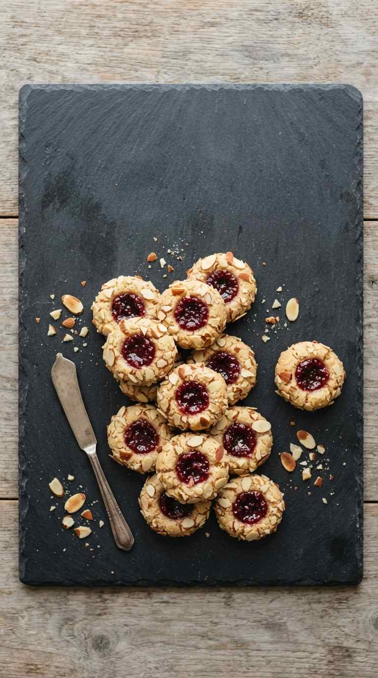 almond-thumbprint-cookies-overhead-shot-2