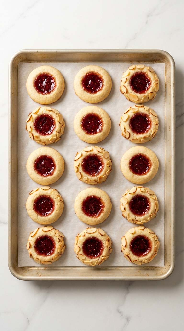 almond-thumbprint-cookies-process-6-bake