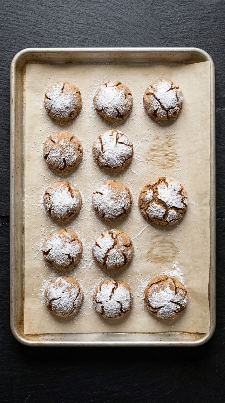 brown-butter-cinnamon-crinkle-cookies-process-step-7-baked-cracked-tops