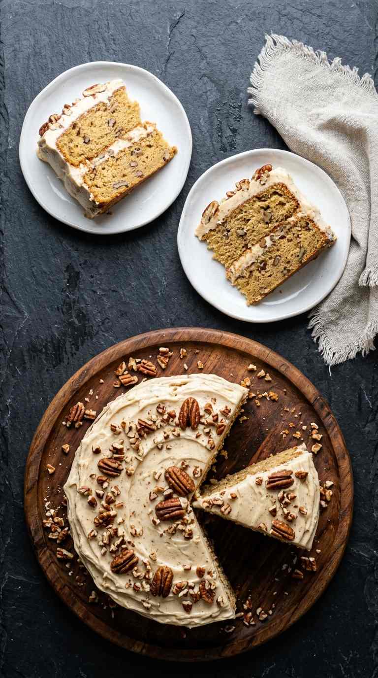 butter-pecan-cake-overhead-shot-2-served-on-slate
