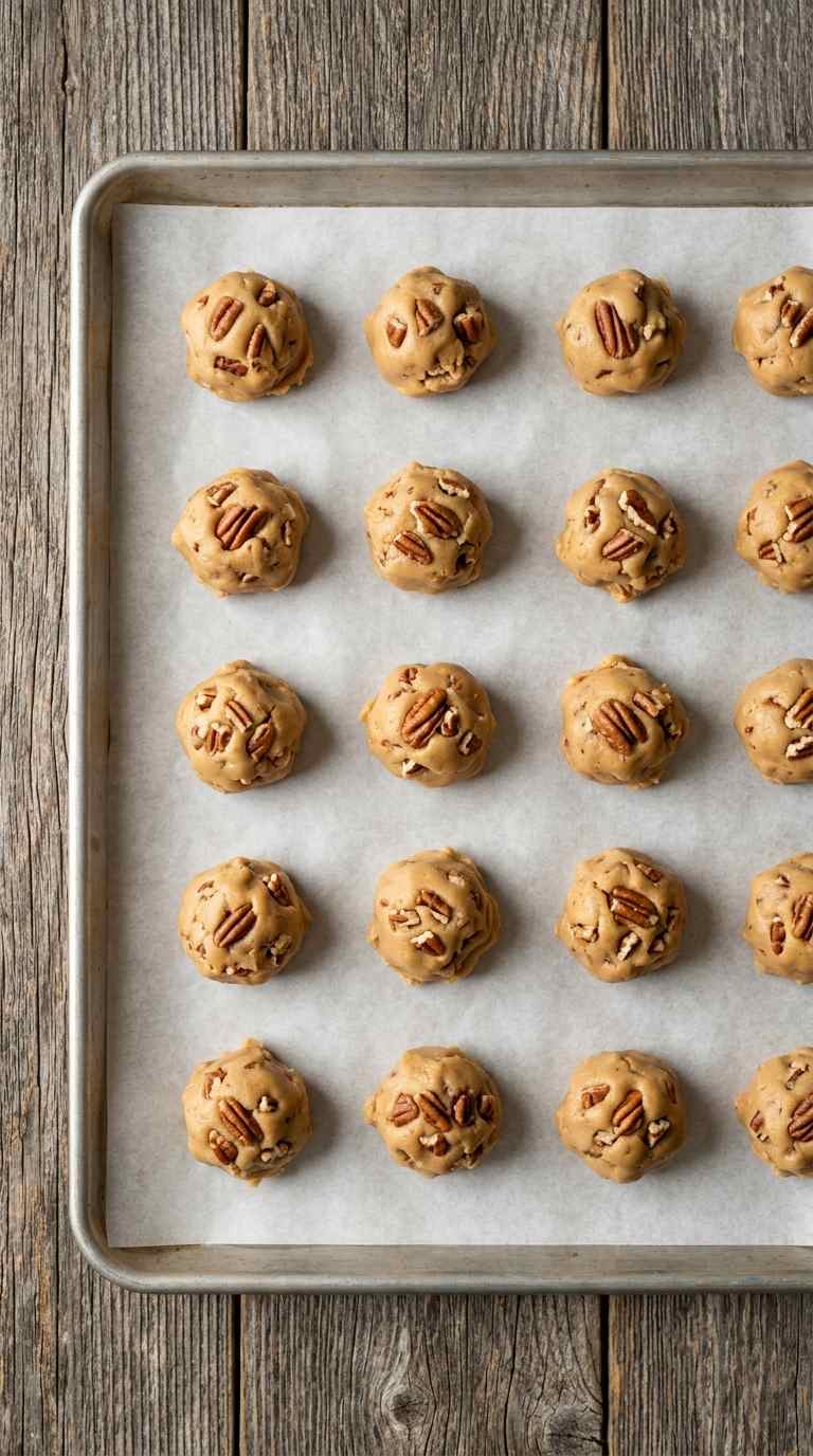 butter-pecan-cookies-process-step-7-scooped-dough