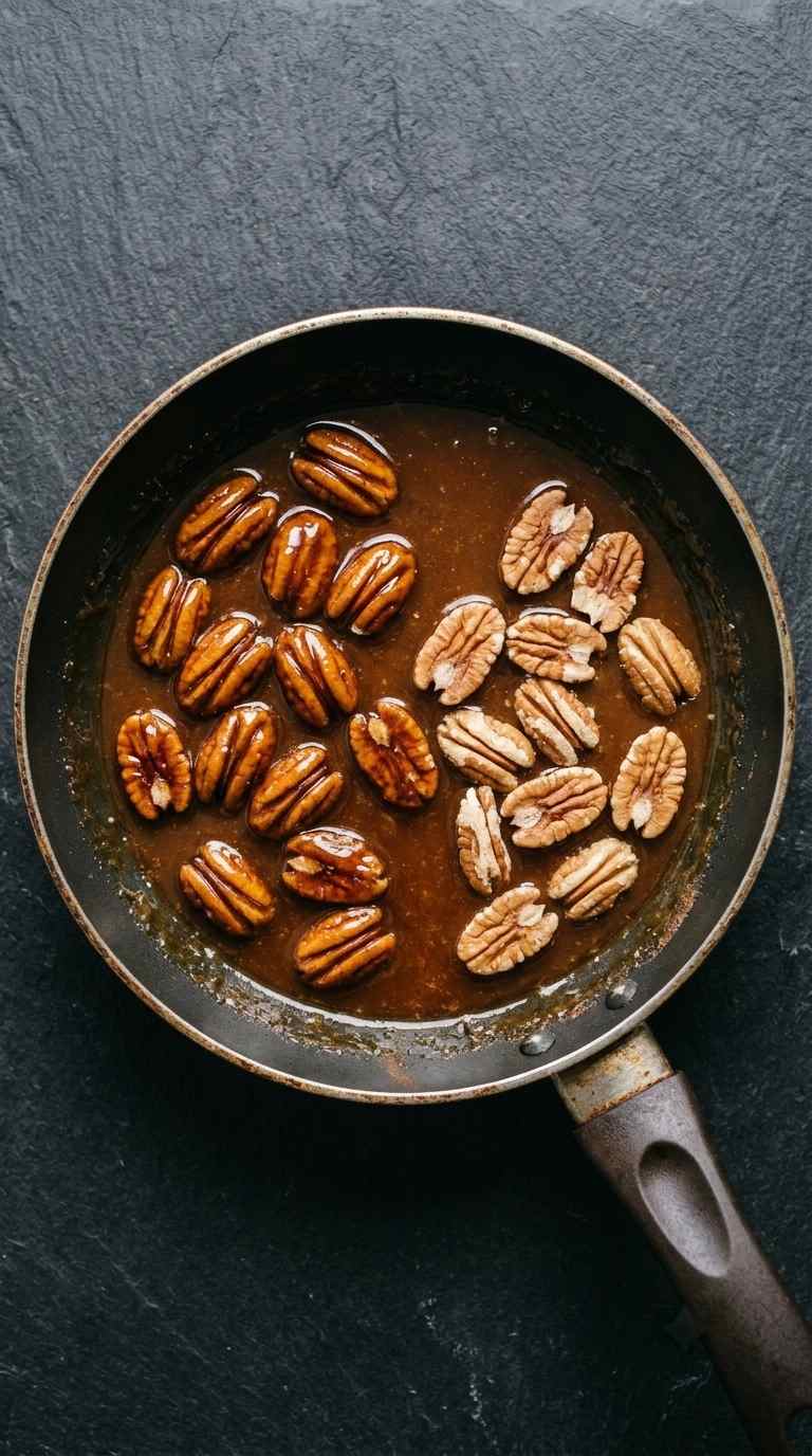 candied-pecans-process-step-2-pecans-added