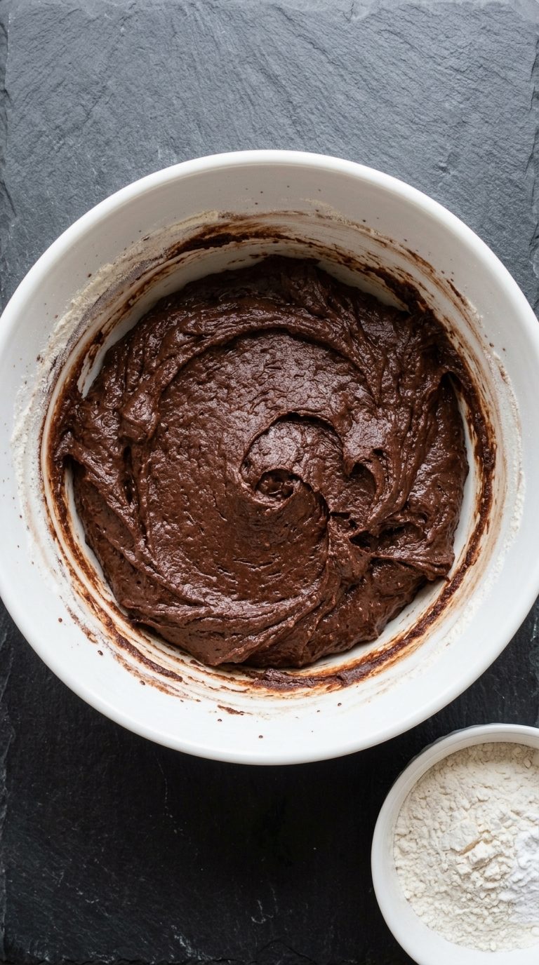 chocolate-crinkle-cookies-process-step-2-eggs-and-vanilla