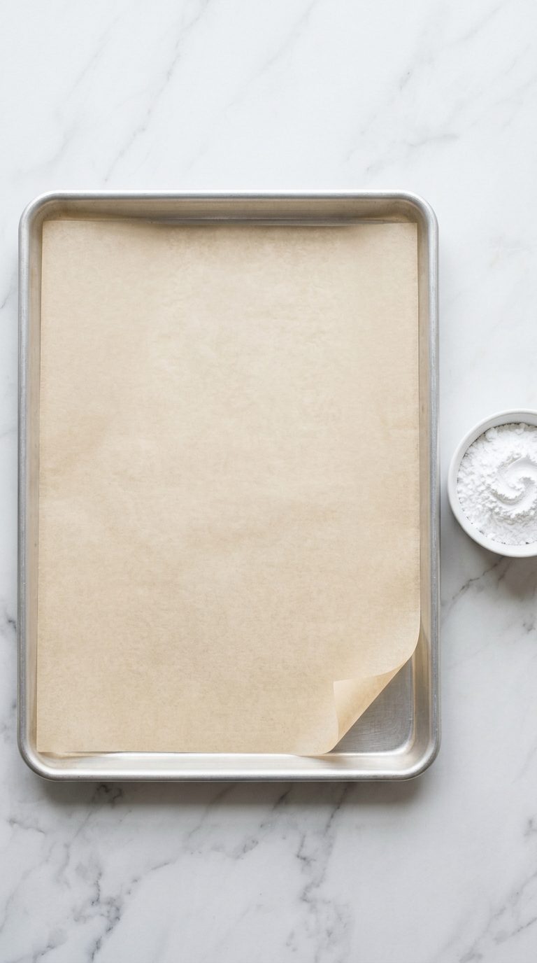 chocolate-crinkle-cookies-process-step-5-prep-pans