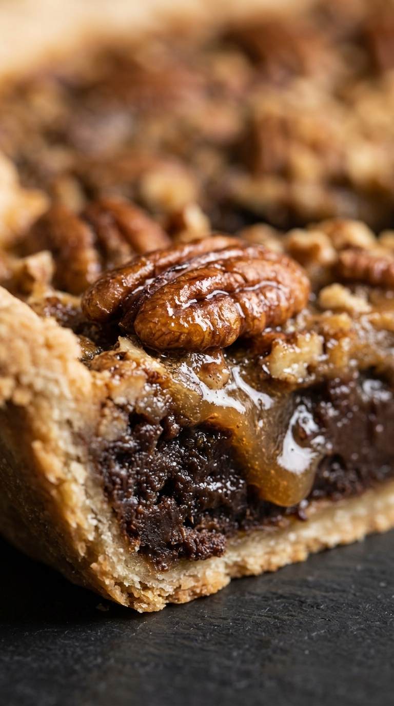 chocolate-pecan-pie-macro-chocolate-layer