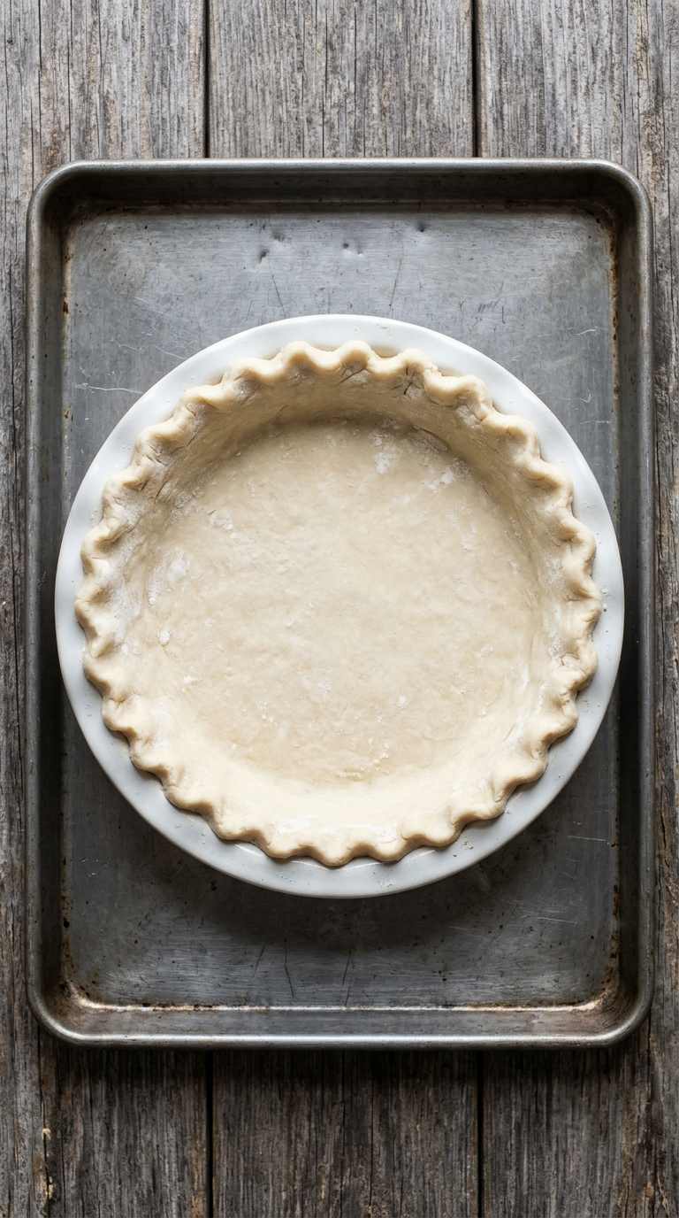 chocolate-pecan-pie-process-step-1-crimped-crust