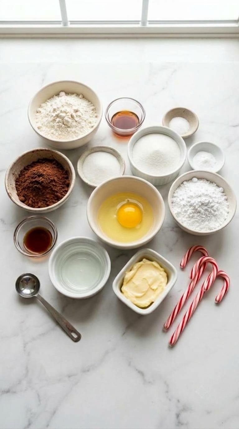 chocolate-peppermint-crinkle-cookies-ingredients-shot