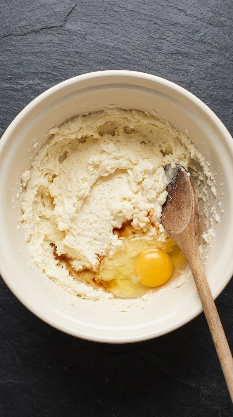 chocolate-peppermint-crinkle-cookies-process-step-2-creaming-butter-sugar-egg
