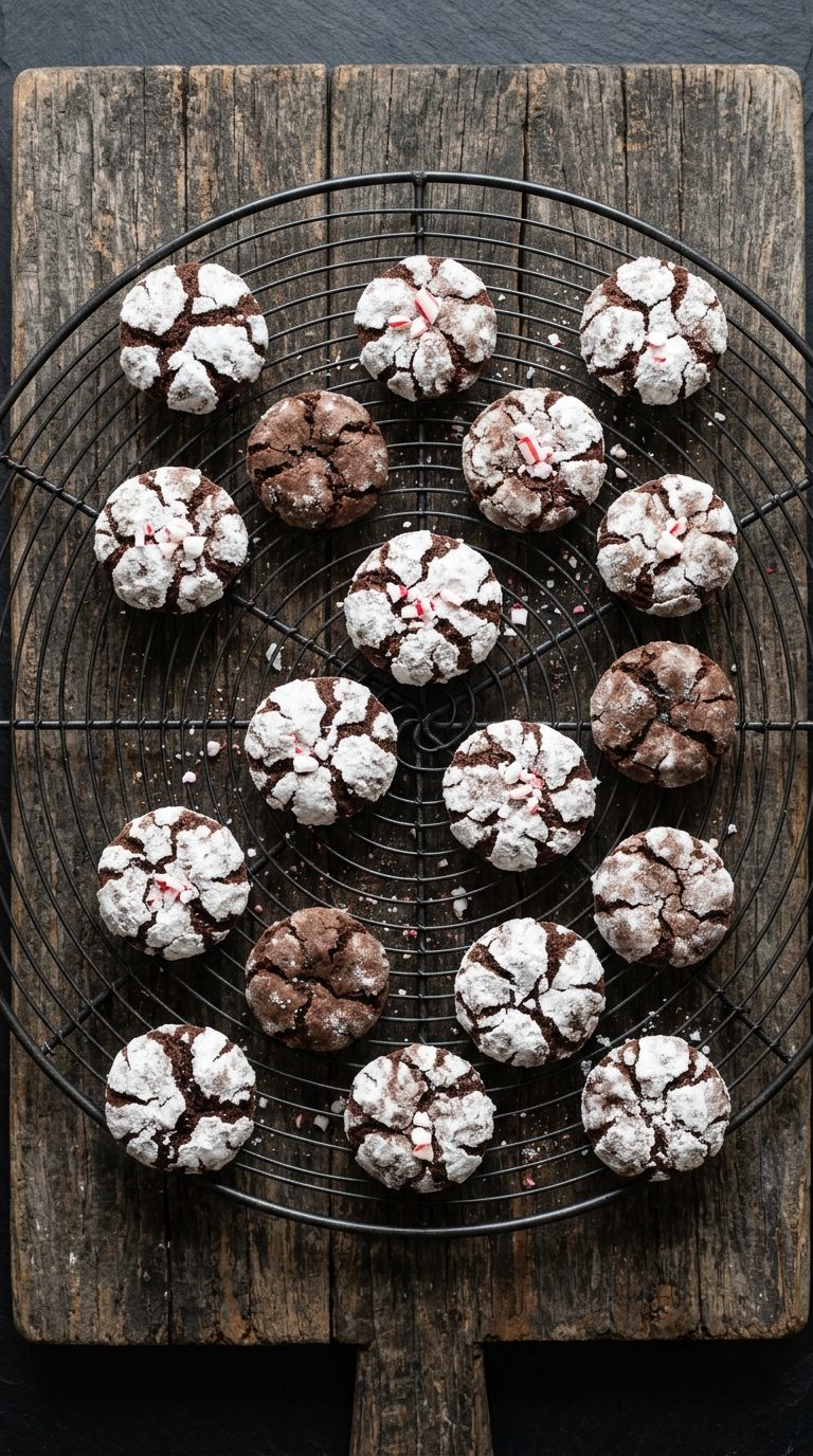 chocolate-peppermint-crinkle-cookies-process-step-7-cooling-rack