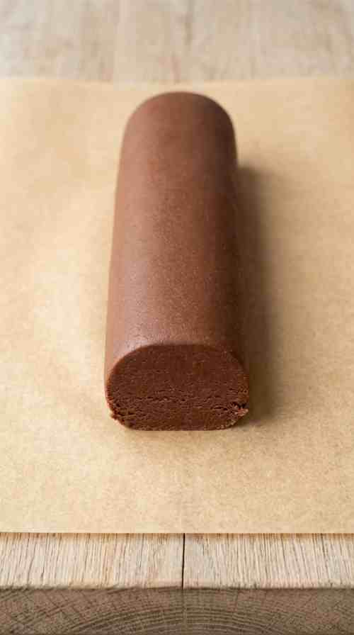 chocolate-shortbread-cookies-dough-logs