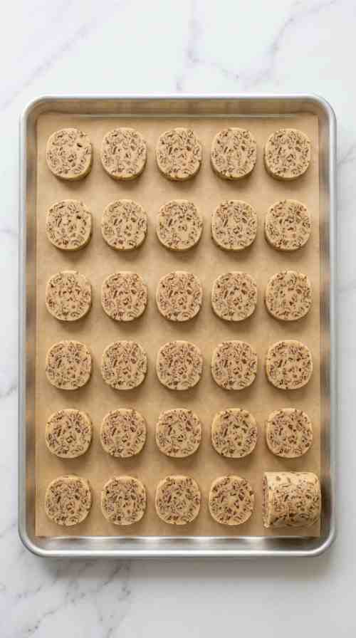 easy-pecan-shortbread-cookies-lined-baking-sheet