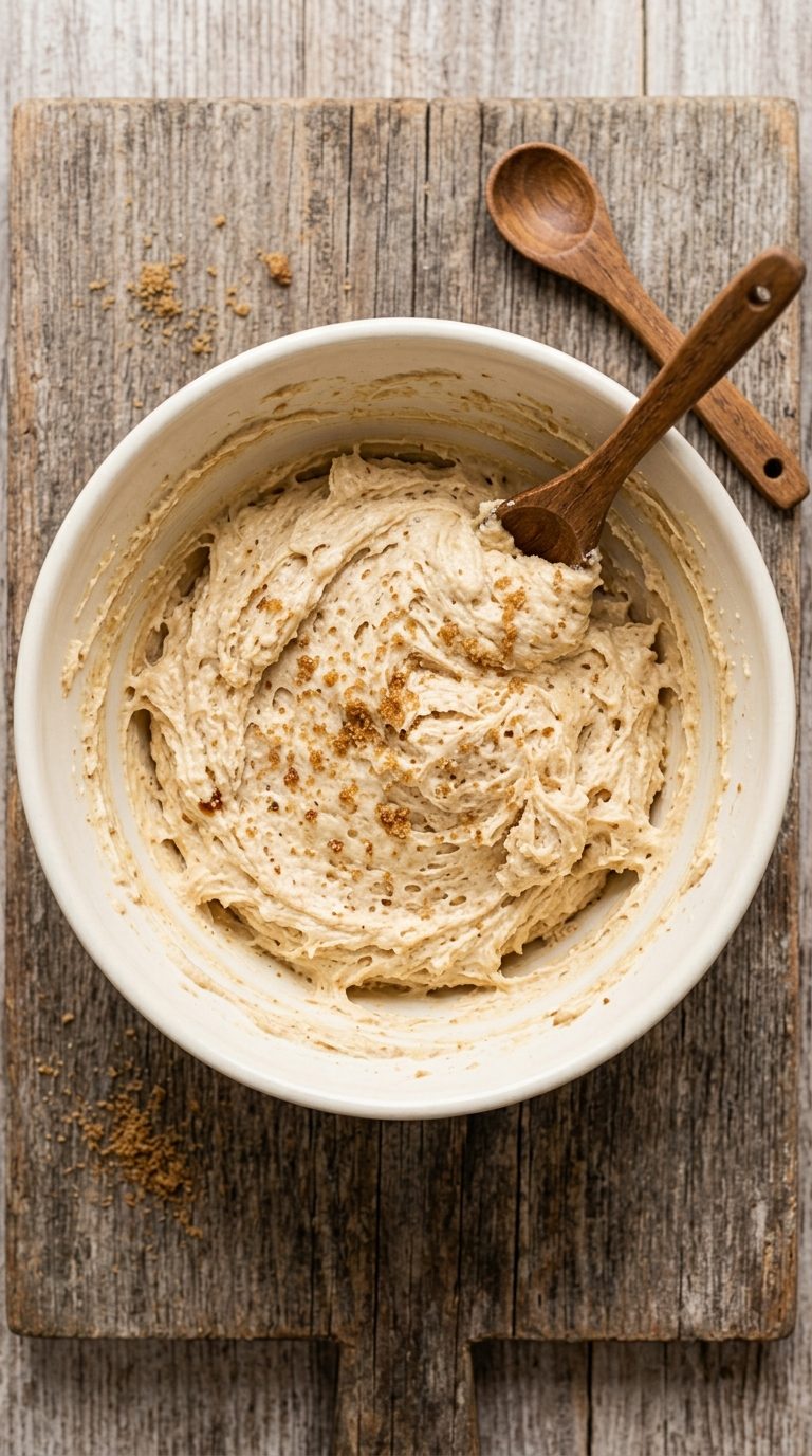 gingerbread-crinkle-cookies-process-step-1-creamed-butter-and-sugar