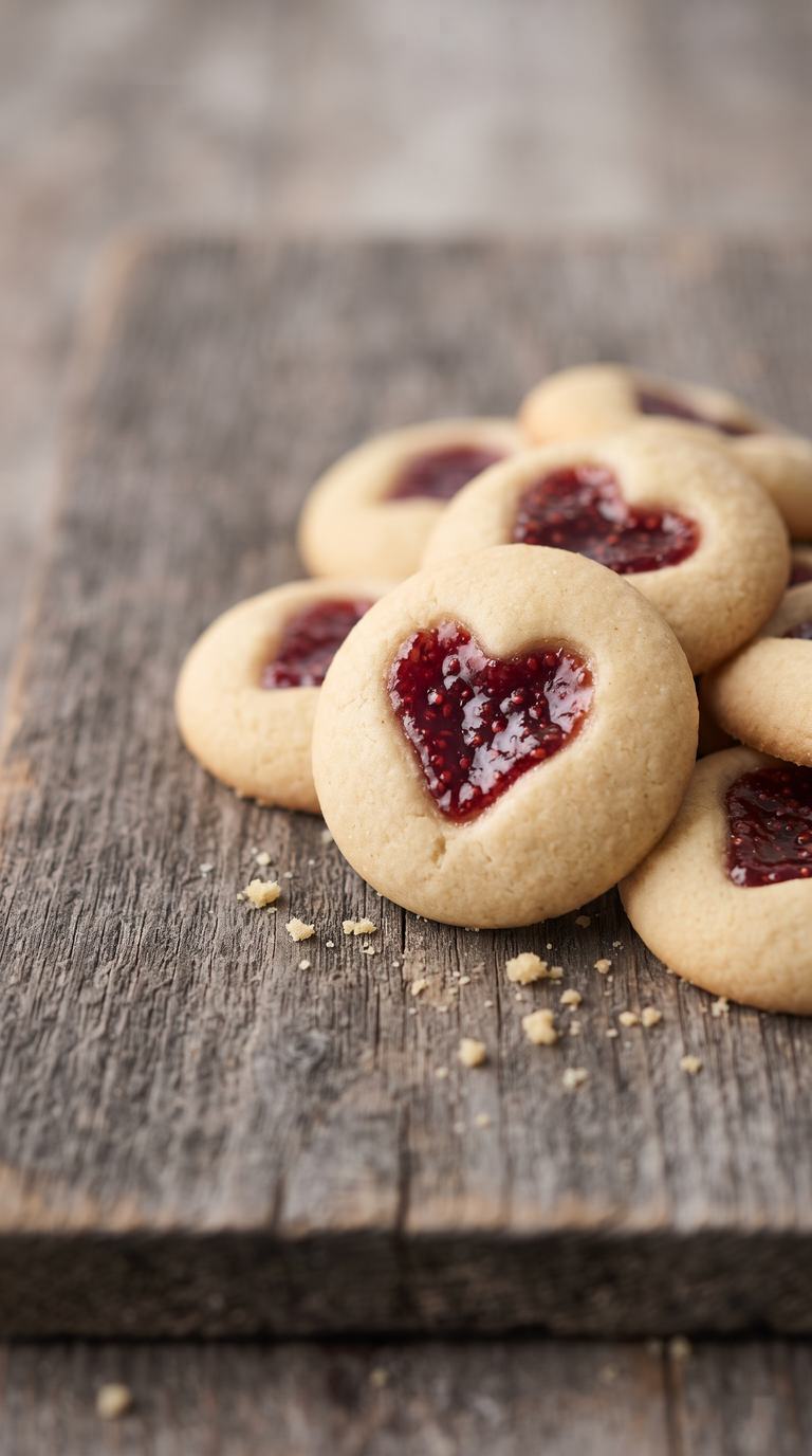 heart-thumbprint-cookies-hero-shot-2-cluster-wood-board