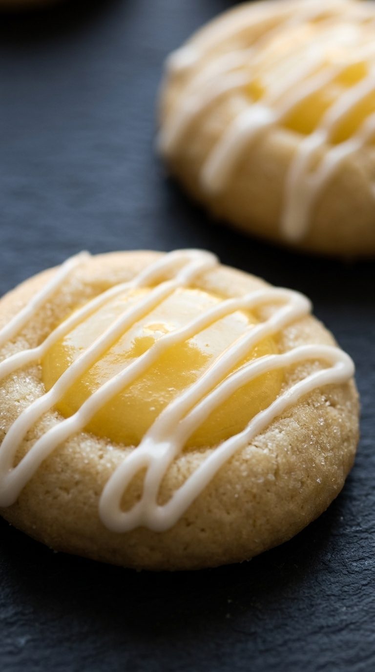 lemon-thumbprint-cookies-macro-closeup