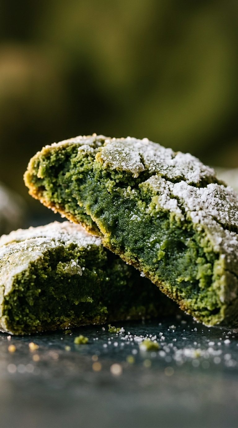 matcha-crinkle-cookies-macro