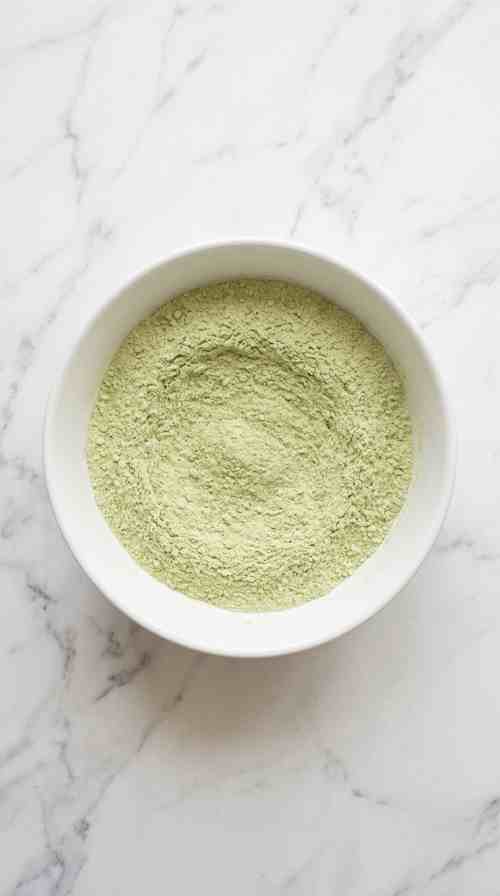 matcha-shortbread-cookies-process-step-2-creaming-butter-and-powdered-sugar