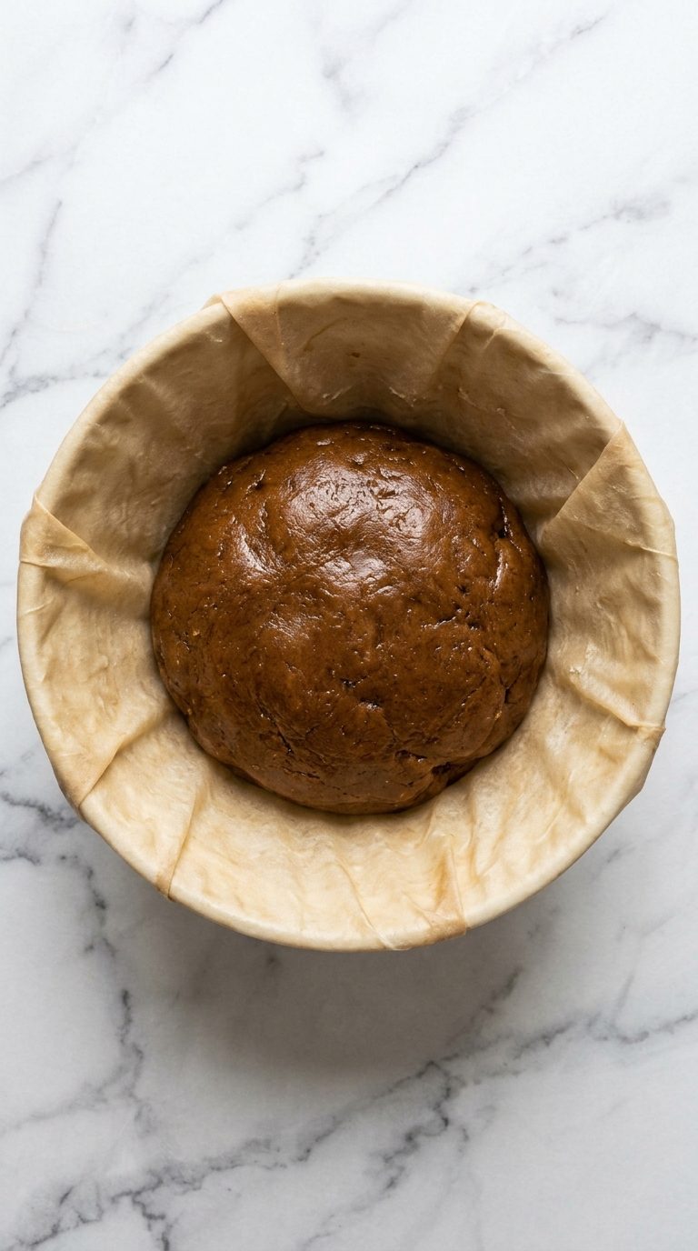 molasses-crinkle-cookies-process-step-4-dough-ball-chilling-in-bowl