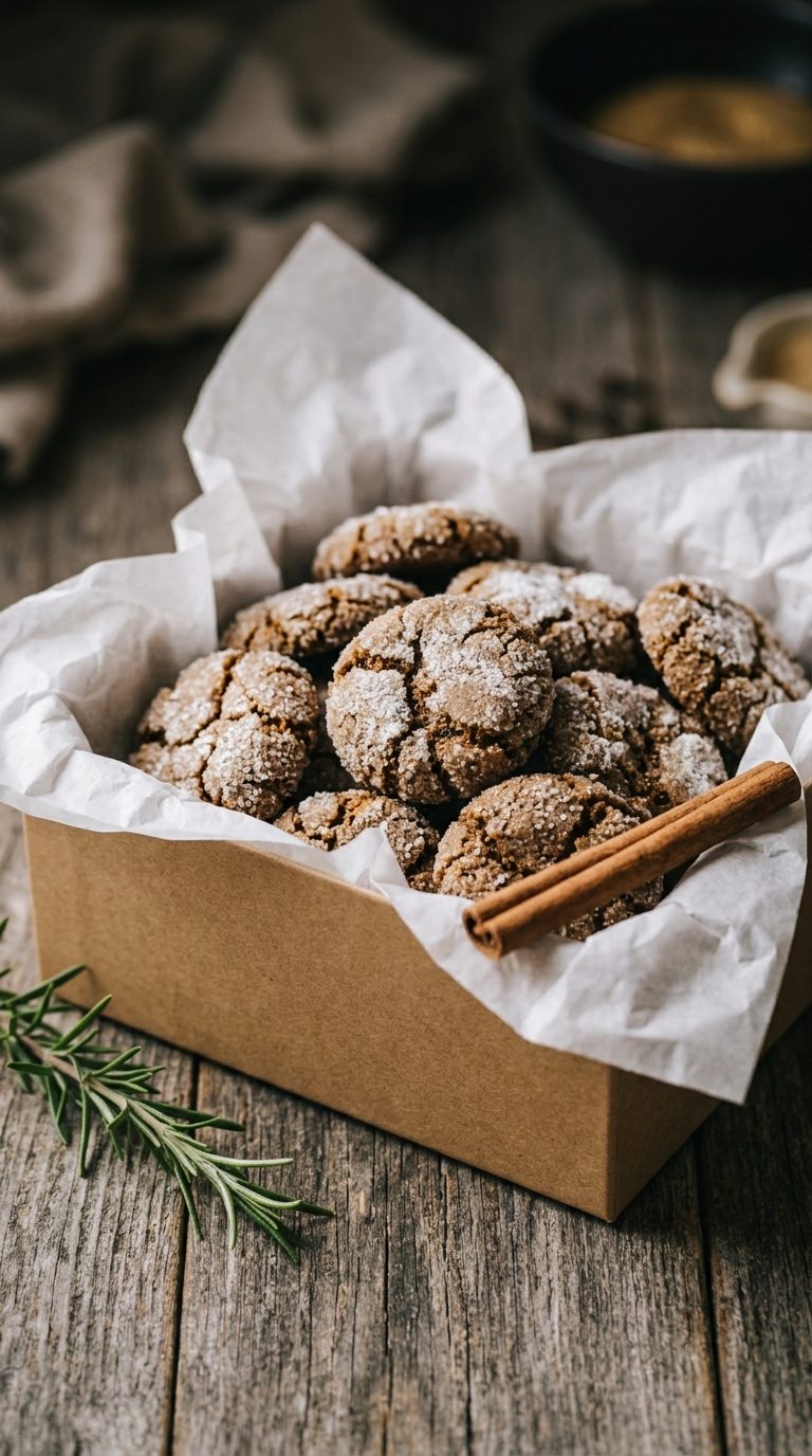 molasses-crinkle-cookies-styled-scene-holiday-gift-box