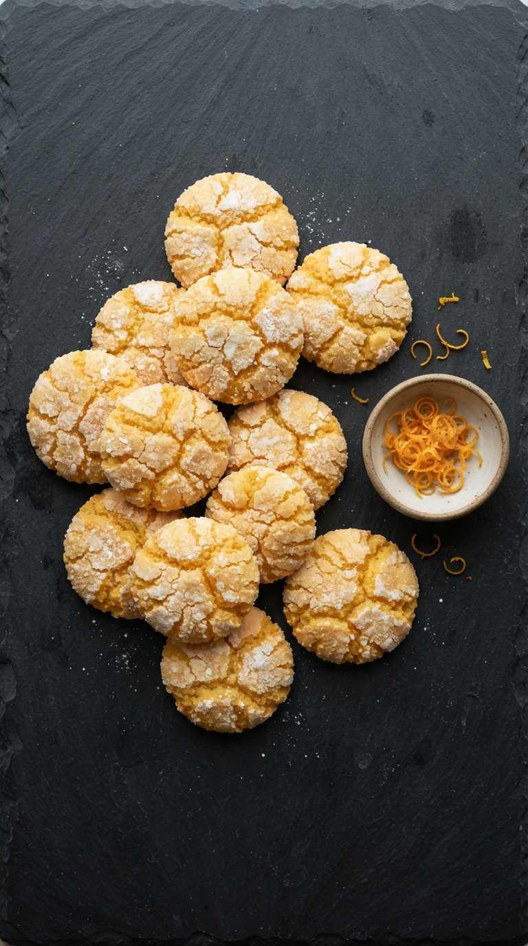 orange-crinkle-cookies-overhead-shot-2-dark-slate