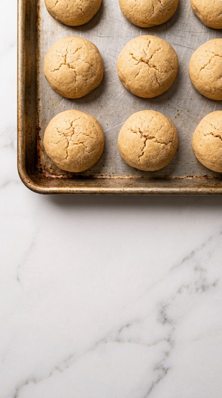 peanut-butter-thumbprint-cookies-process-4-roll-first-bake