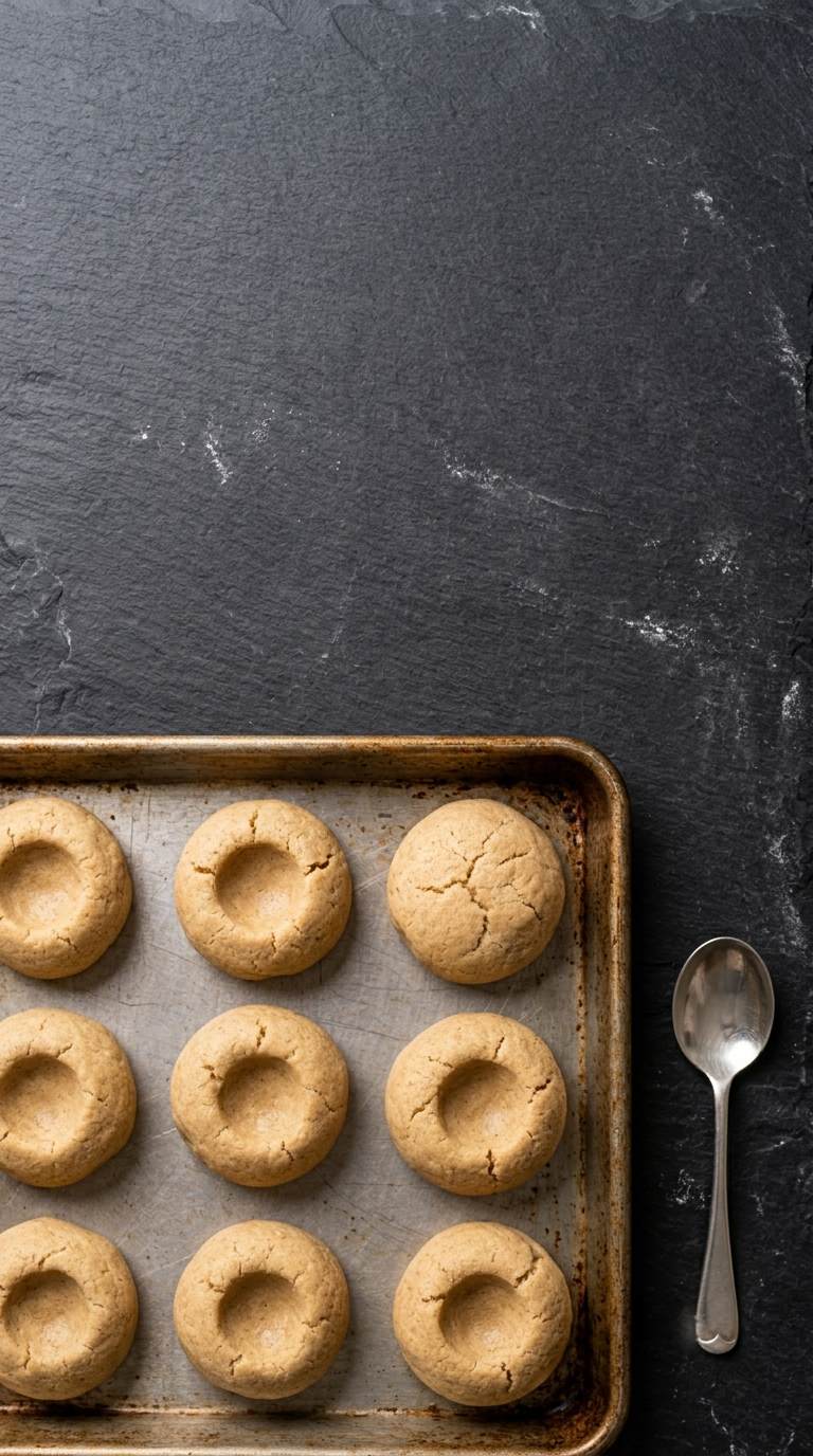 peanut-butter-thumbprint-cookies-process-5-press-thumbprint-warm