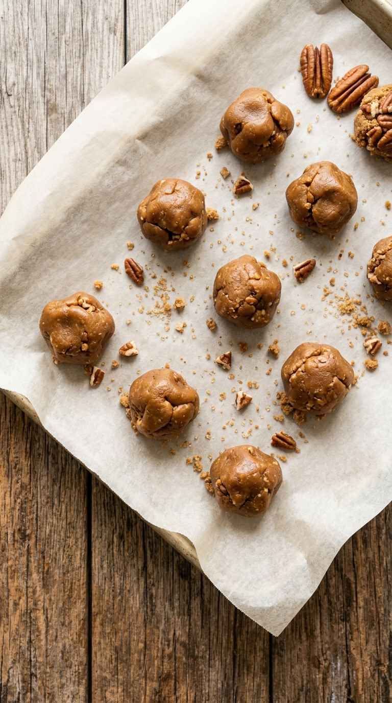 pecan-pie-balls-process-step-3-rolled-truffle-centers