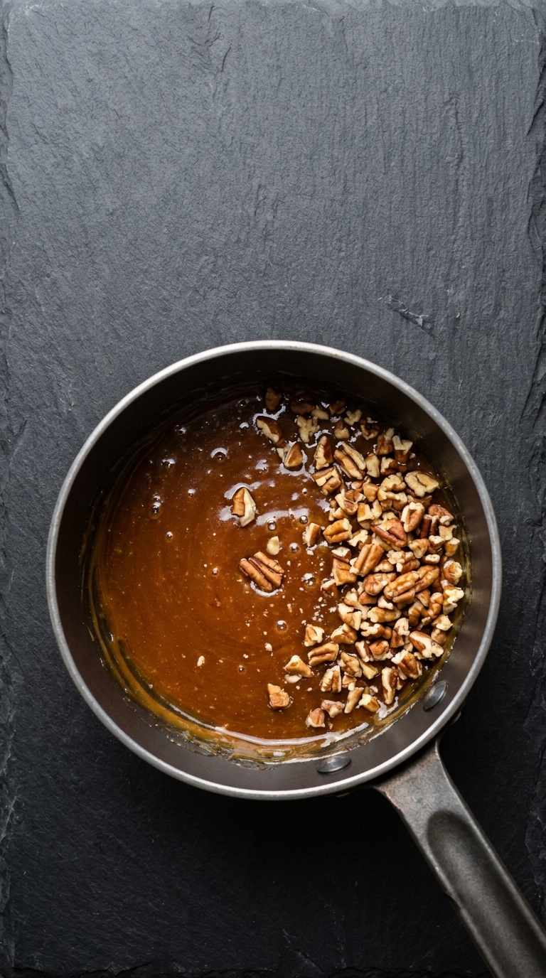 pecan-pie-brownies-process-step-3-pecans-stirred-in