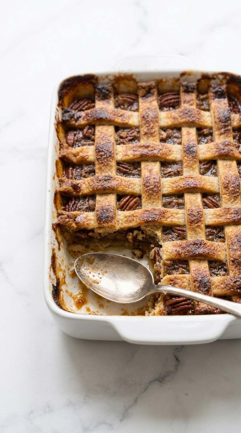 pecan-pie-cobbler-hero-shot-2-whole-dish-on-marble