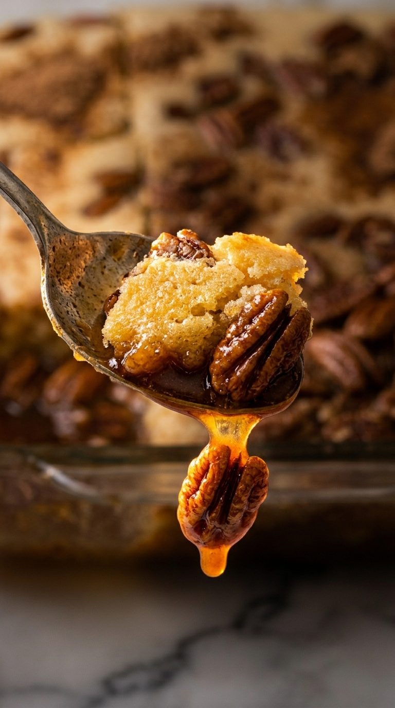 pecan-pie-cobbler-macro-forkful