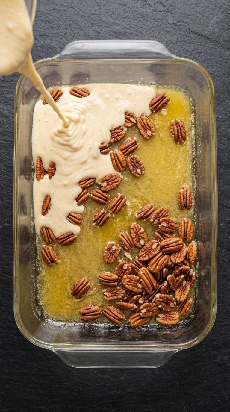 pecan-pie-cobbler-process-step-2-pecans-and-batter