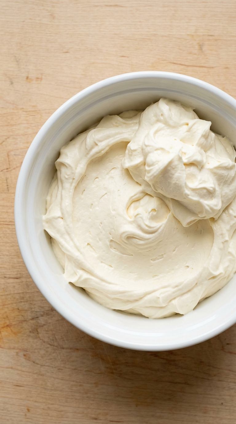 pecan-pie-dip-process-step-1-whipped-cream-cheese
