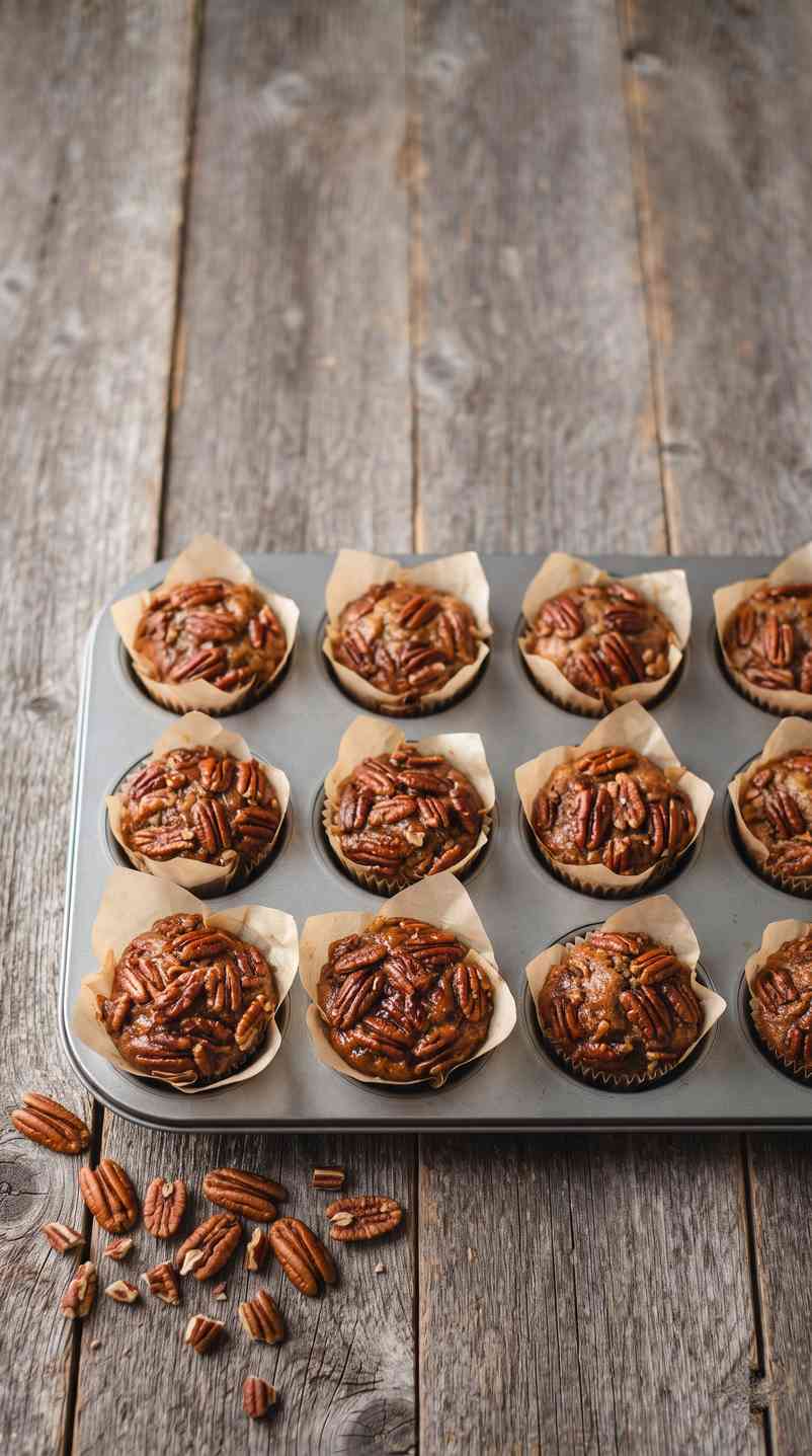 pecan-pie-muffins-process-step-4-cool-before-unwrapping