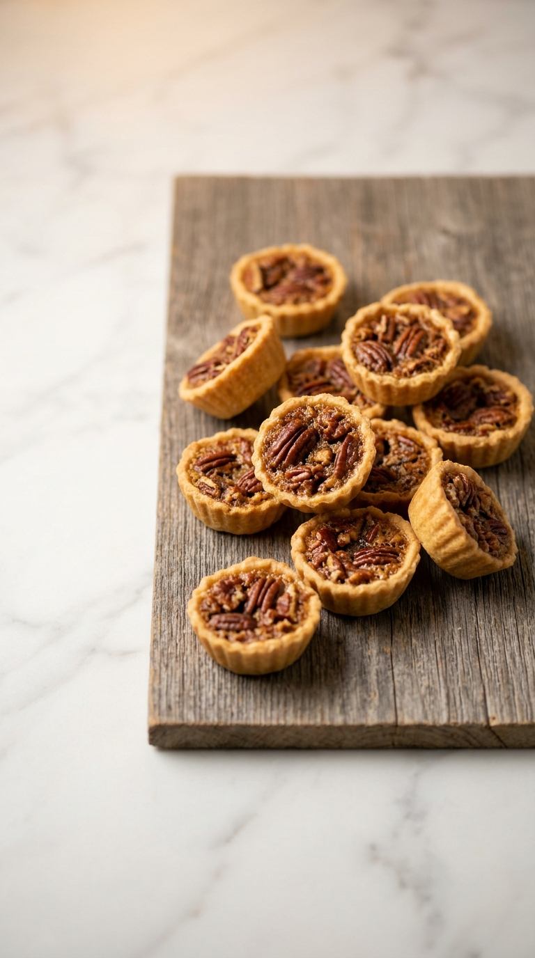 pecan-tassies-hero-shot-2-wood-board