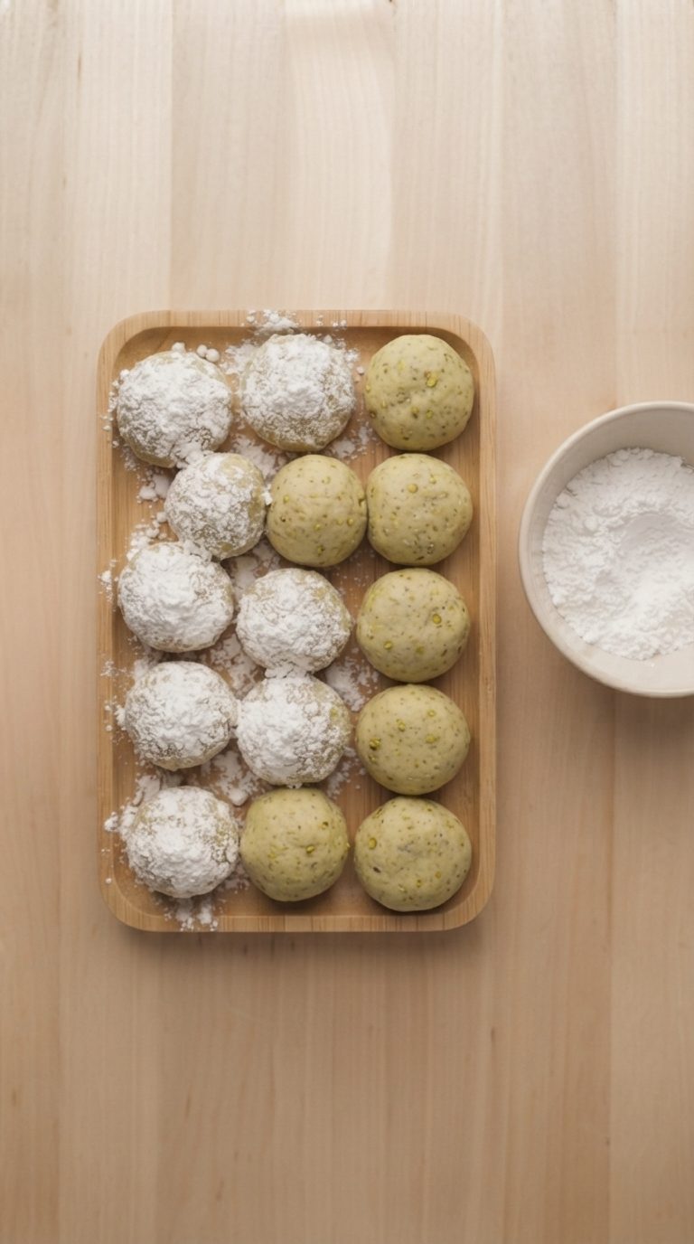 pistachio-crinkle-cookies-process-step-4-shape-and-coat