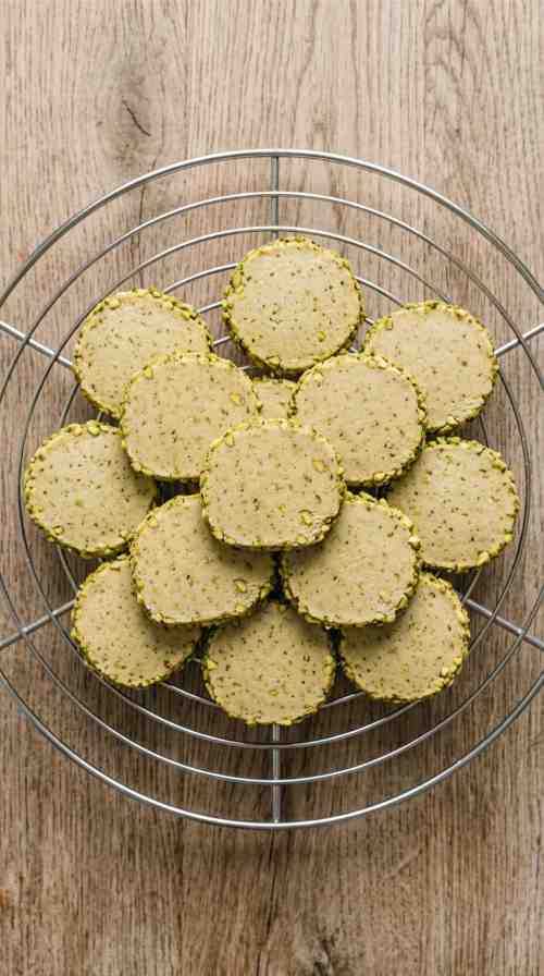 pistachio-shortbread-cookies-process-step-7-cookies-cooling-on-wire-rack