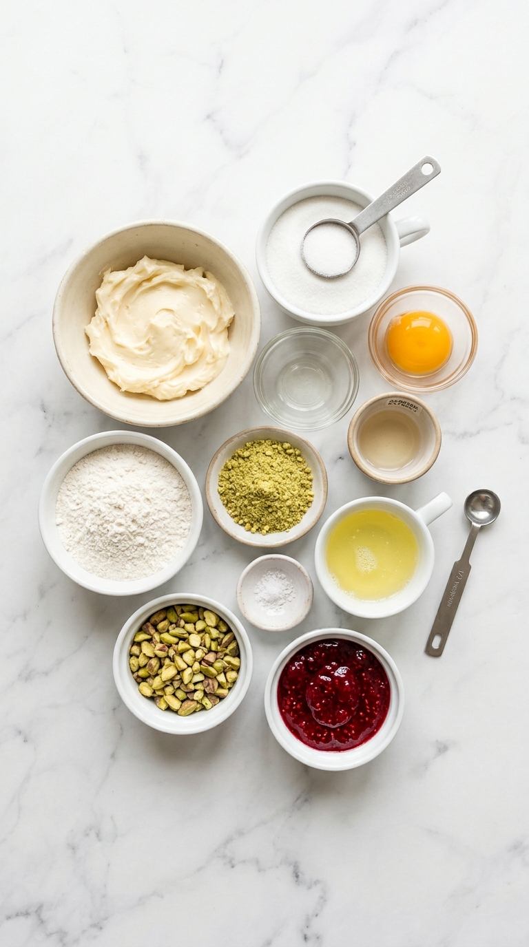 pistachio-thumbprint-cookies-ingredients