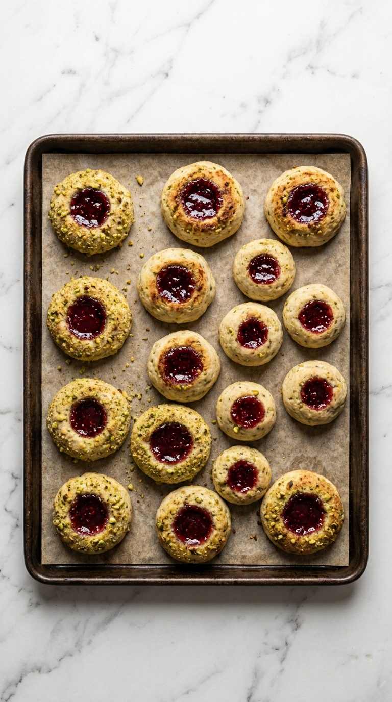 pistachio-thumbprint-cookies-process-6-bake