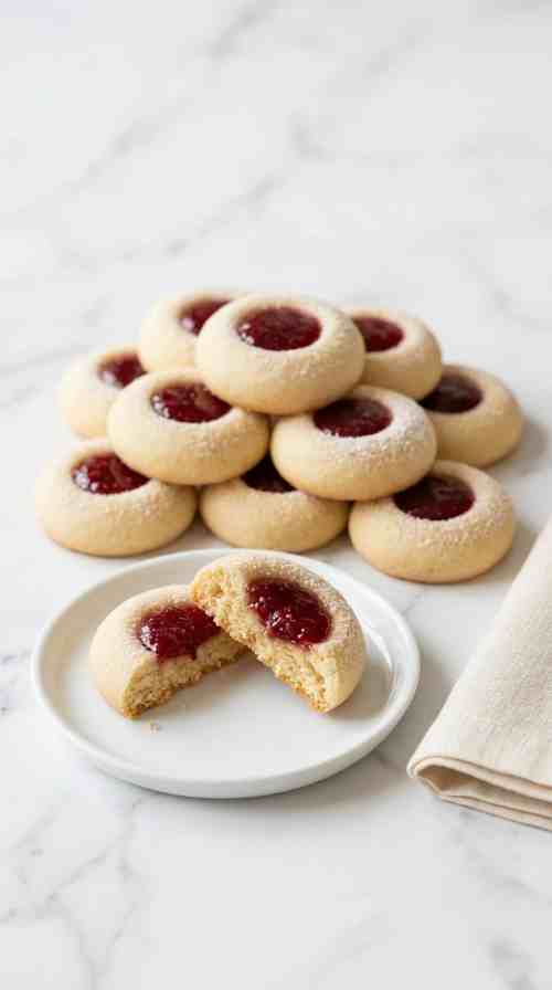 raspberry-shortbread-cookies-hero-shot-3-cookie-pile-with-broken-cookie-on-marble