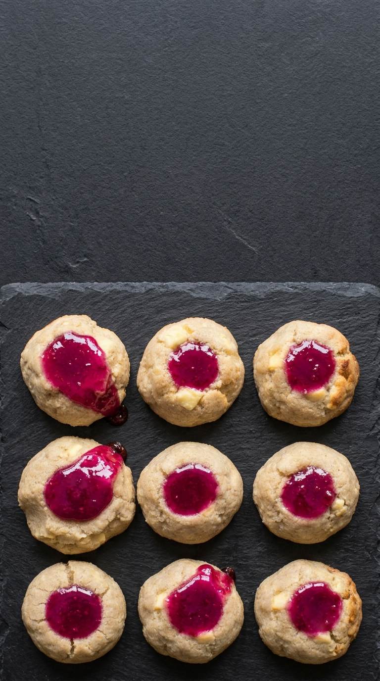 raspberry-thumbprint-cookies-process-step-7-bake